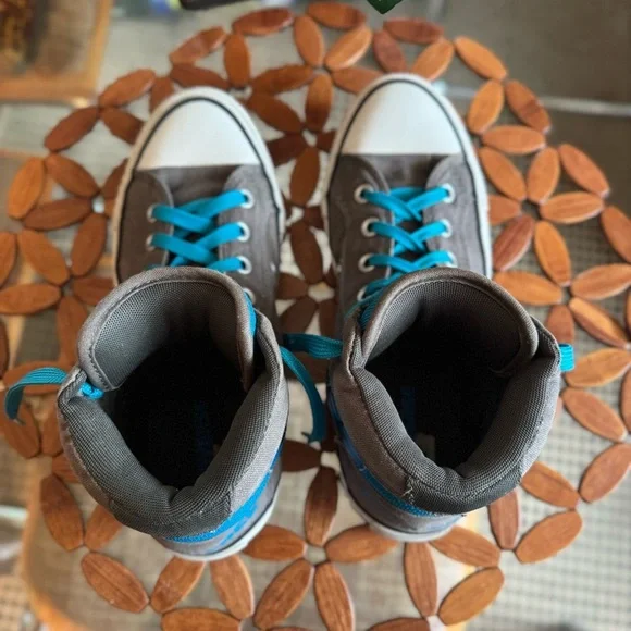 Converse All Star Chuck Taylor Canvas Low Top Tongue Gray-Big Kid - Size 6 - Picture 8 of 16